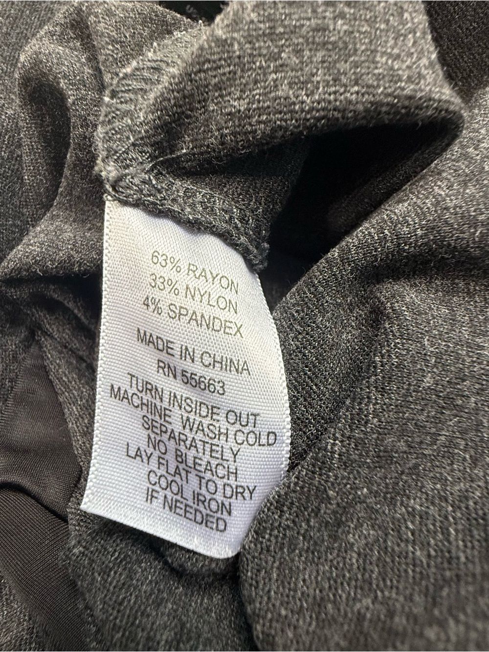 Bundle 2 Pairs Jones New York 1X Ponte Slimming Wide Waistband Leggings Grey - Picture 14 of 15